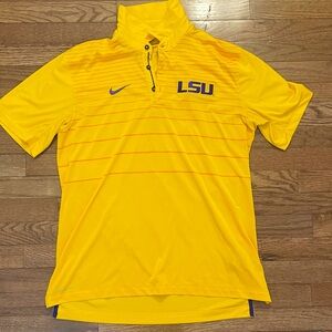 Nike LSU Men’s collared dry fit tee